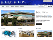 Tablet Screenshot of buildersguild.com